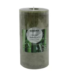 Sonoma Goods For Life® Fresh Bamboo 6" X 3" Pillar Candle