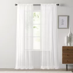 Sonoma Goods For LifeĀ® 2-pack Sheer Voile Window Curtains