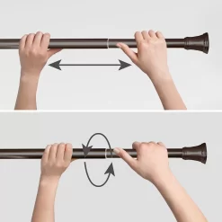 Sonoma Goods For Life® Brooks Rustproof Aluminum Finial Shower Tension Rod -Sonoma Furniture Store 3289025 ALT2