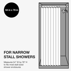 Sonoma Goods For Life® Medium Weight PEVA Stall Shower Curtain Liner -Sonoma Furniture Store 3363247 ALT4