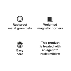 Sonoma Goods For Life® Heavy Weight PEVA Shower Curtain Liner -Sonoma Furniture Store 3363520 ALT5