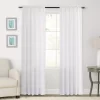 Sonoma Goods For Life® 2-pack Sheer Crushed Voile Window Curtain 1 Sonoma Goods For Life® 2-pack Sheer Crushed Voile Window Curtain -Sonoma Furniture Store 3432381 White