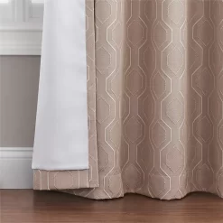 Sonoma Goods For Life® Ultimate Performance Woven Geo 2-pack 100% Blackout Curtain -Sonoma Furniture Store 3498942 ALT2
