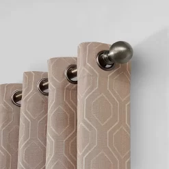 Sonoma Goods For Life® Ultimate Performance Woven Geo 2-pack 100% Blackout Curtain -Sonoma Furniture Store 3498942 ALT4