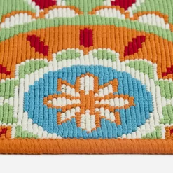 Sonoma Goods For Life® Floral Medallion Indoor/Outdoor Area And Throw Rug -Sonoma Furniture Store 3513100 ALT3