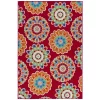 Sonoma Goods For Life® Floral Medallion Indoor/Outdoor Area And Throw Rug -Sonoma Furniture Store 3513100 Red