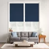 Sonoma Goods For Life® Custom Insulating Cordless Roman Shade - 72" Length -Sonoma Furniture Store 3575621 Navy
