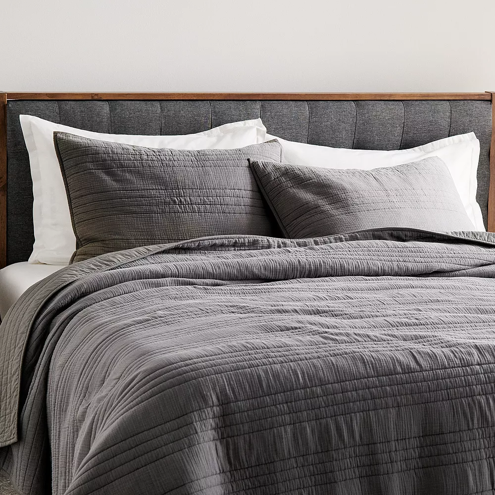 Sonoma Goods For Life® New Traditions Solid Gauze Quilt or Sham Sonoma Goods For Life® New Traditions Solid Gauze Quilt Or Sham -Sonoma Furniture Store 3615098 ALT