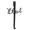 Sonoma Goods For Life® Black "Blessed" Wreath Holder -Sonoma Furniture Store 3944011