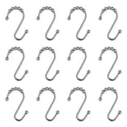 Sonoma Goods For Life® Rustproof Stainless Steel S Roller Glide Shower Curtain Hooks