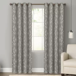 Sonoma Goods For LifeĀ® 2-pack Floral Embroidered Dynasty Blackout Window Curtains