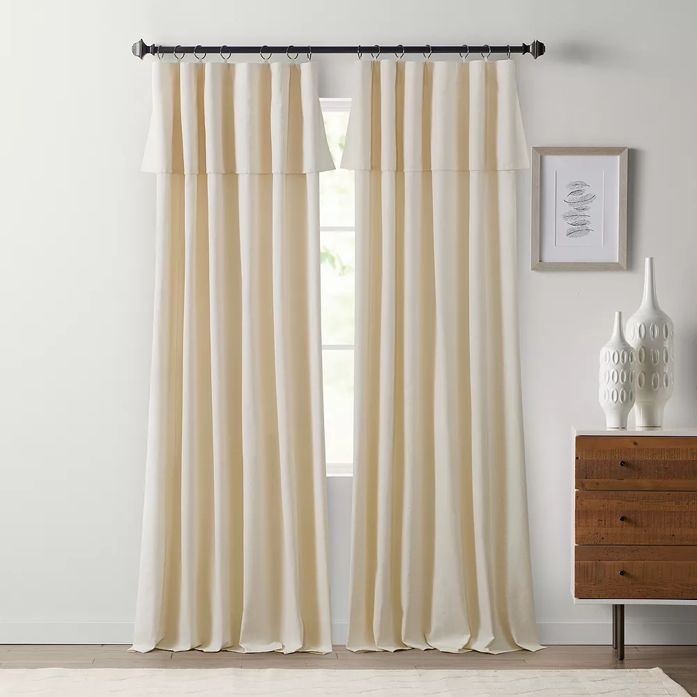 Sonoma Goods For Life® Reeve Valance Sonoma Goods For Life® Reeve Valance -Sonoma Furniture Store 4503725 Ivory