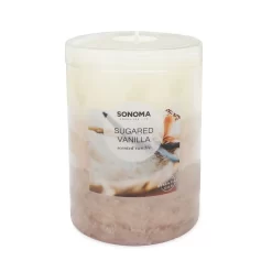 Sonoma Goods For LifeĀ® Sugared Vanilla 3" X 4" Pillar Candle
