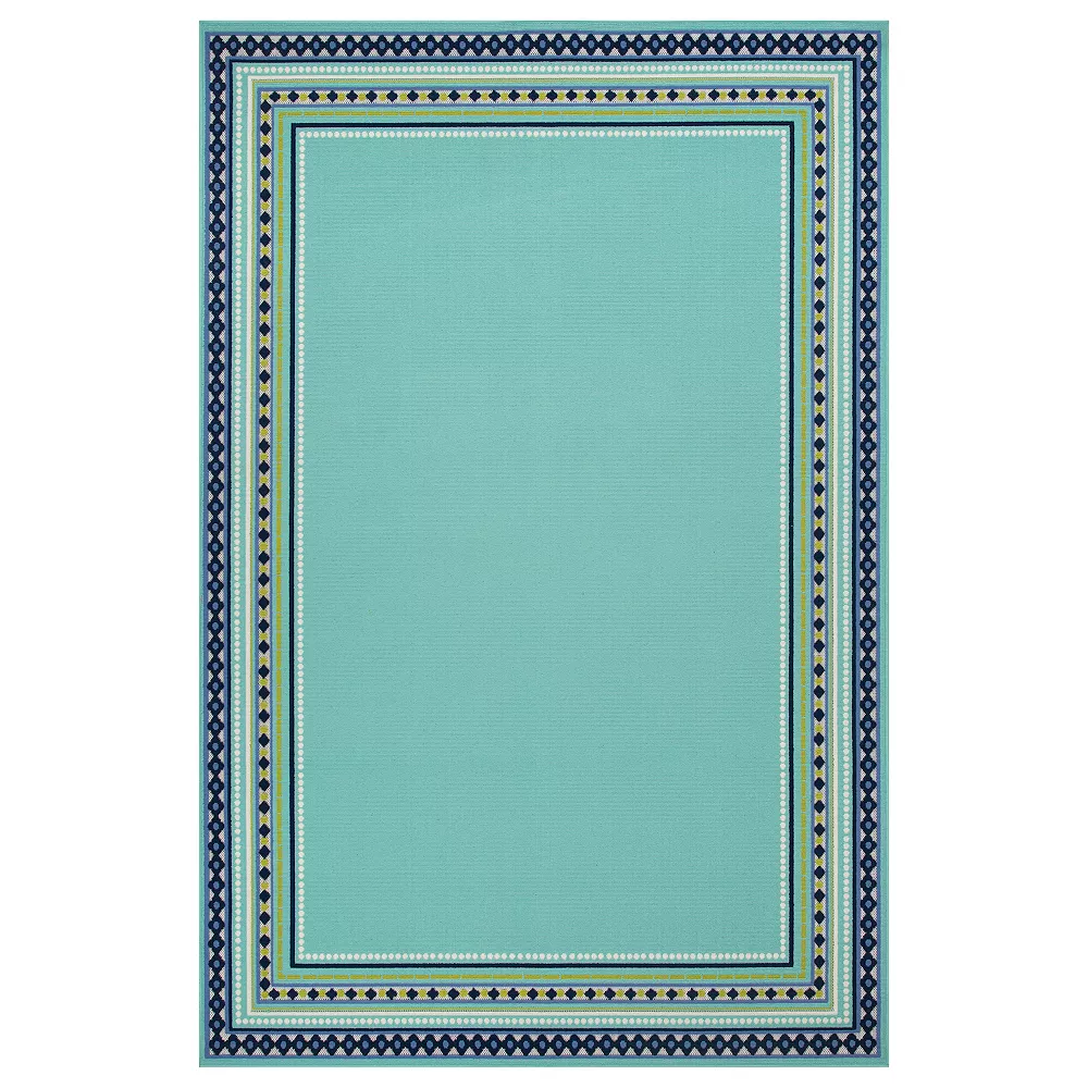 Sonoma Goods For Life® Framed Border Indoor Outdoor Rug Sonoma Goods For Life® Framed Border Indoor Outdoor Rug -Sonoma Furniture Store 5245164 Aqua