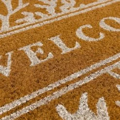 Sonoma Goods For Life® Coral "Welcome" Coir Doormat - 18'' X 30'' -Sonoma Furniture Store 5253374 ALT3