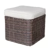 Sonoma Goods For Life® Cortena Wicker Patio Ottoman -Sonoma Furniture Store 5260964 Brown