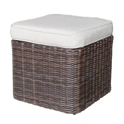Sonoma Goods For LifeĀ® Cortena Wicker Patio Ottoman