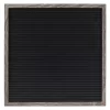 Sonoma Goods For Life® 12" X 12" Letterboard Black Slats With Gray Frame -Sonoma Furniture Store 5281595