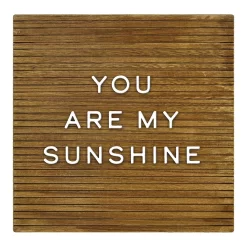 Sonoma Goods For LifeĀ® 12" X 12" Brown Frameless Letterboard