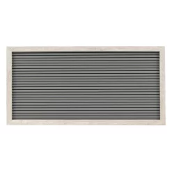 Sonoma Goods For LifeĀ® 14" X 7" Letterboard Gray Slats With White Frame