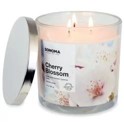 Sonoma Goods For Life® Cherry Blossom 14-oz. Candle Jar 4 Sonoma Goods For Life® Cherry Blossom 14-oz. Candle Jar -Sonoma Furniture Store 5494078 ALT2