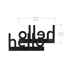 Sonoma Goods For Life® Hello 4-Hook Wall Decor -Sonoma Furniture Store 5548132 ALT3