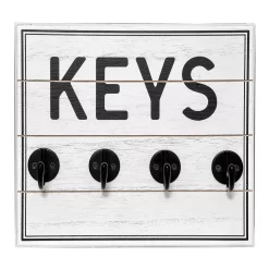 Sonoma Goods For LifeĀ® Keys 4-Hook Wall Decor