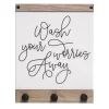 Sonoma Goods For Life® Wash Your Worries Away 3-Hook Laundry Wall Decor -Sonoma Furniture Store 5569602