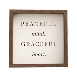 Sonoma Goods For LifeĀ® Peaceful Mind & Grateful Heart Caption Art Box