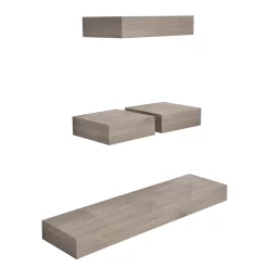 Sonoma Goods For Life® Gray Wash Ledge Wall Shelf 4-piece Set 4 Sonoma Goods For Life® Gray Wash Ledge Wall Shelf 4-piece Set -Sonoma Furniture Store 5626524 ALT2