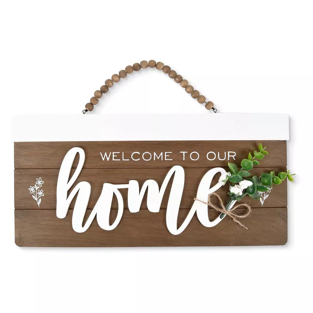 Sonoma Goods For Life® Welcome Home Beaded Wall Decor Sonoma Goods For Life® Welcome Home Beaded Wall Decor -Sonoma Furniture Store 5636000