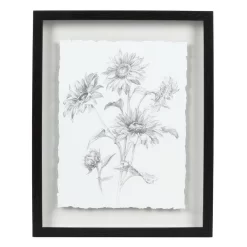 Sonoma Goods For Life® Shadowbox Drawn Sunflowers