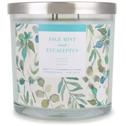 Sonoma Goods For LifeĀ® Sage Mint & Eucalyptus 14-oz. Candle Jar