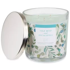 Sonoma Goods For Life® Sage Mint & Eucalyptus 14-oz. Candle Jar -Sonoma Furniture Store 5660130 ALT4