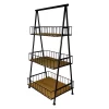 Sonoma Goods For Life® 3-Tier Wood & Metal Basket Shelf -Sonoma Furniture Store 5806678