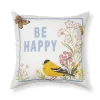 Sonoma Goods For Life® 17" X 17" "Be Happy" Outdoor Throw Pillow -Sonoma Furniture Store 5870569