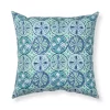 Sonoma Goods For Life® 17" X 17" Outdoor Throw Pillow -Sonoma Furniture Store 5870573 Blue