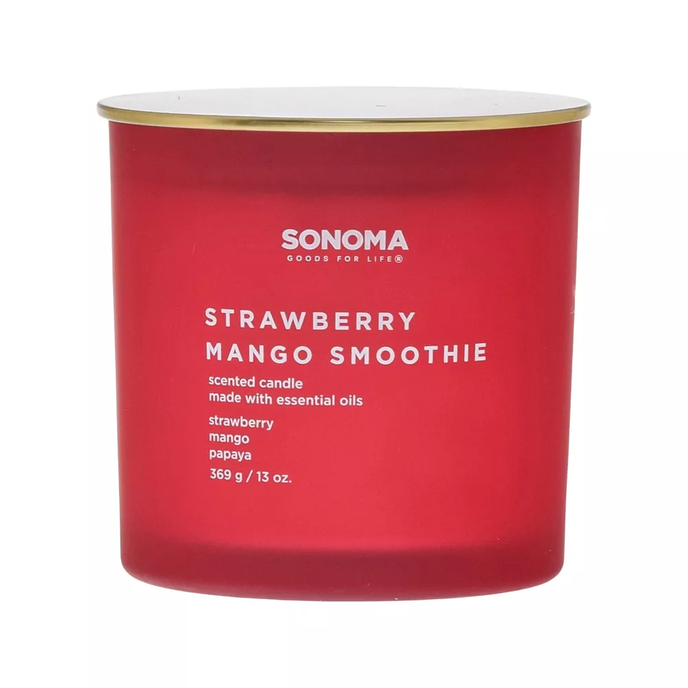 Sonoma Goods For Life® Strawberry Mango Smoothie 13-oz. Candle Jar Sonoma Goods For Life® Strawberry Mango Smoothie 13-oz. Candle Jar -Sonoma Furniture Store 5879788