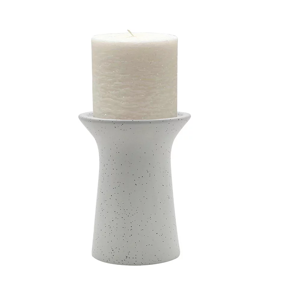 Sonoma Goods For Life® Speckled Pillar Candle Holder Table Decor Sonoma Goods For Life® Speckled Pillar Candle Holder Table Decor -Sonoma Furniture Store 5897025 ALT