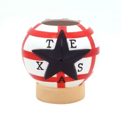 Sonoma Goods For LifeĀ® Gingham Ceramic Texas Planter Table Decor