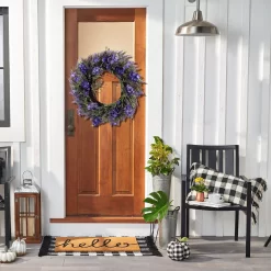 Sonoma Goods For Life® Artificial Violet Lavender Hyacinth Wreath 3 Sonoma Goods For Life® Artificial Violet Lavender Hyacinth Wreath -Sonoma Furniture Store 5899500 ALT
