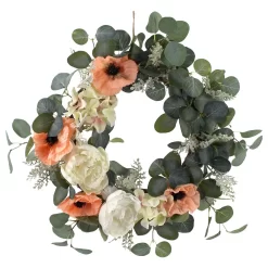 Sonoma Goods For LifeĀ® Artificial Eucalyptus Poppy Wreath