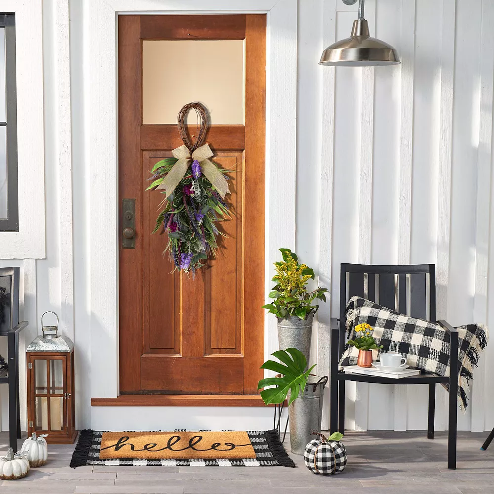 Sonoma Goods For Life® Artificial Mixed Lavender Teardrop Wall Decor Sonoma Goods For Life® Artificial Mixed Lavender Teardrop Wall Decor -Sonoma Furniture Store 5899518 ALT