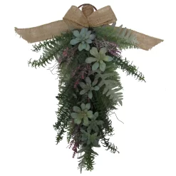 Sonoma Goods For LifeĀ® Artificial Succulent Fern Teardrop Wall Decor