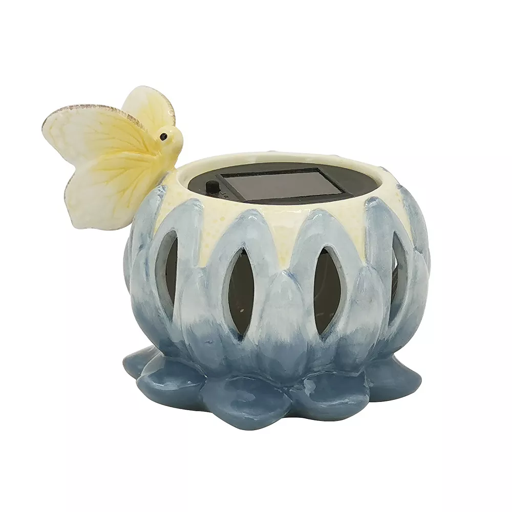 Sonoma Goods For Life® Floral Butterfly LED Lantern Table Decor Sonoma Goods For Life® Floral Butterfly LED Lantern Table Decor -Sonoma Furniture Store 5901437 ALT