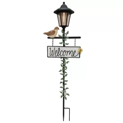Sonoma Goods For Life® "Welcome" Solar Bird Garden Stake