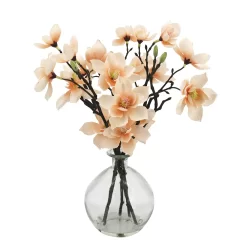 Sonoma Goods For LifeĀ® Artificial Flower Stems In Glass Vase Floor Decor