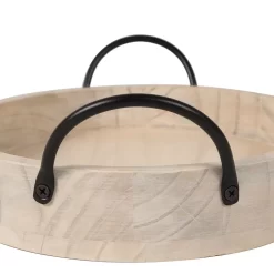 Sonoma Goods For Life® Wood & Black Metal Decorative Tray -Sonoma Furniture Store 5902782 ALT2