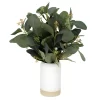 Sonoma Goods For Life® Artificial Eucalyptus In Ceramic Vase -Sonoma Furniture Store 5902783
