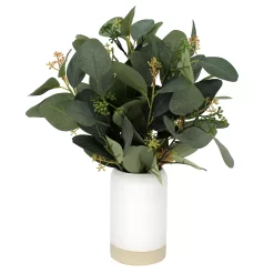 Sonoma Goods For LifeĀ® Artificial Eucalyptus In Ceramic Vase